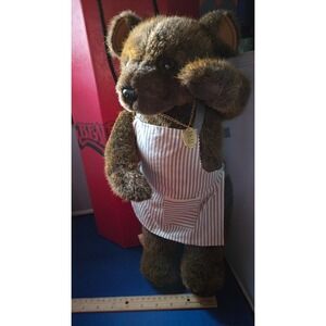 18" LITTLE FOLK TEDDY BEAR Tiverton Devon Fully Jointed Bear McBride England